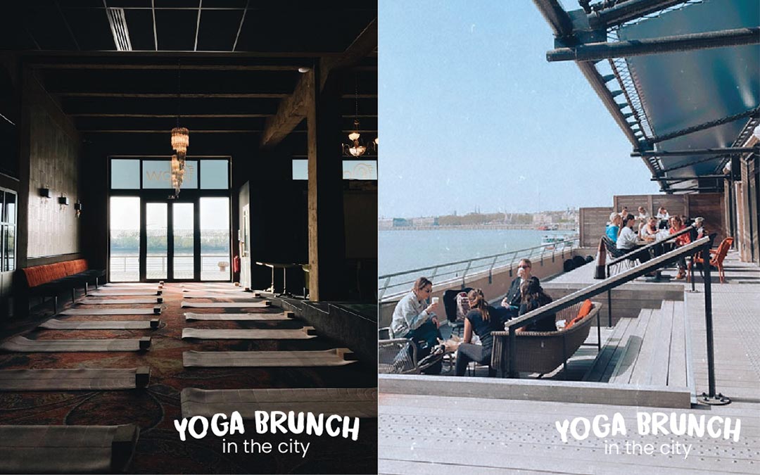 yoga et brunch