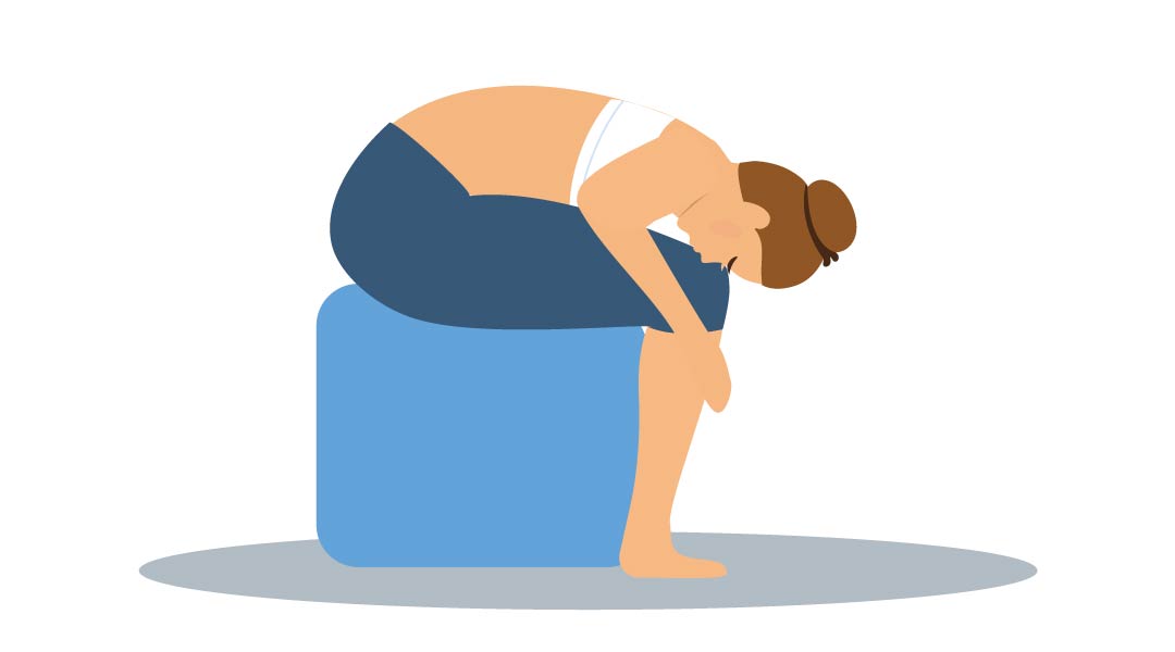 posture tete genou yoga